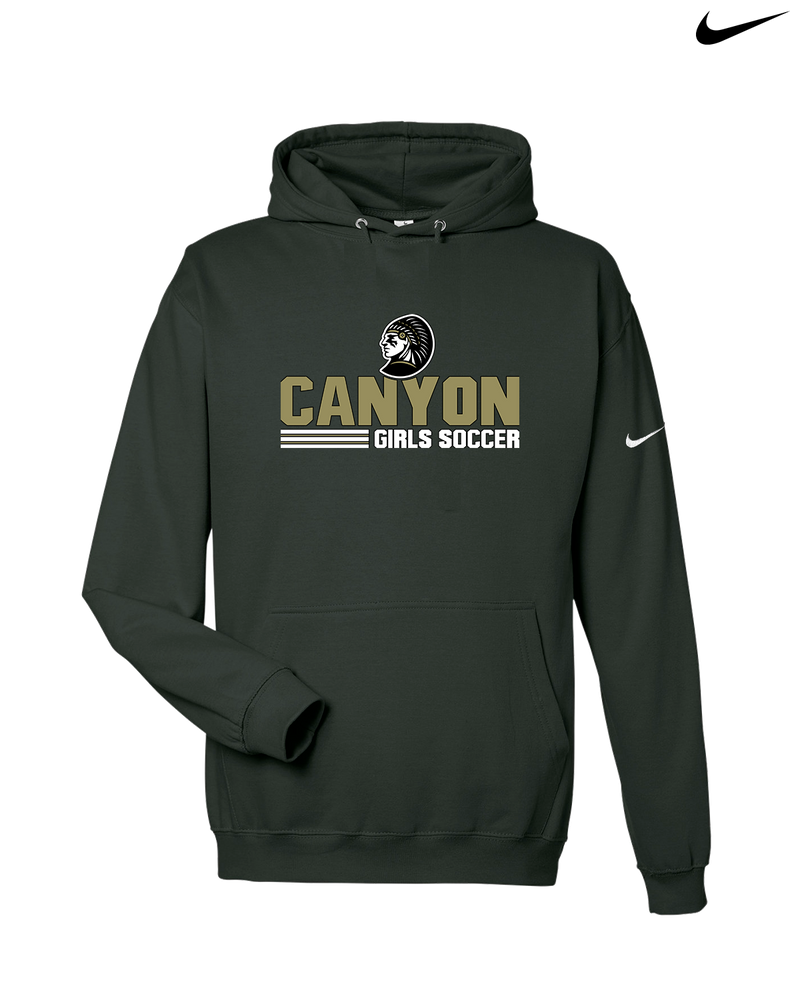 Canyon Girls Soccer Comanche - Nike Club Fleece Hoodie