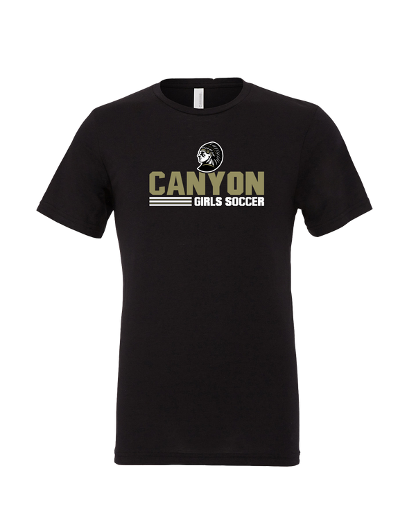 Canyon Girls Soccer Comanche - Tri-Blend T-Shirt
