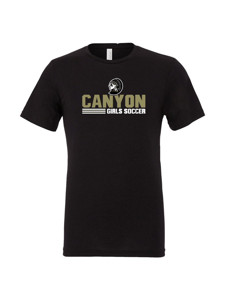 Canyon Girls Soccer Comanche - Tri-Blend T-Shirt