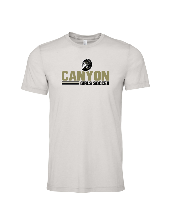 Canyon Girls Soccer Comanche - Tri-Blend T-Shirt