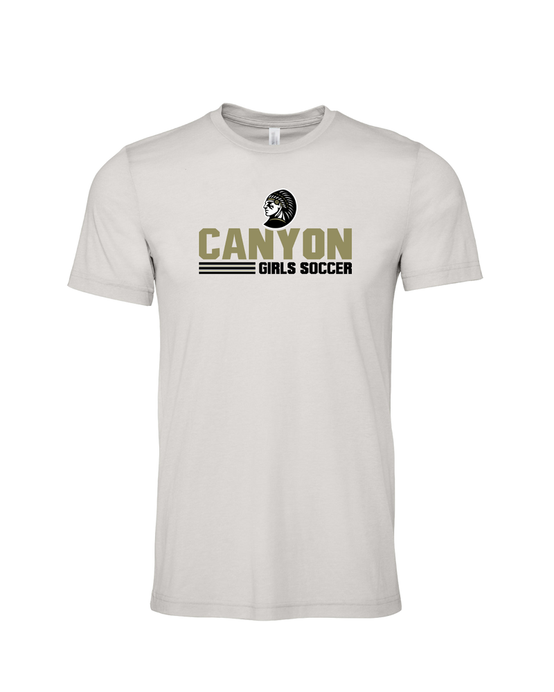 Canyon Girls Soccer Comanche - Tri-Blend T-Shirt