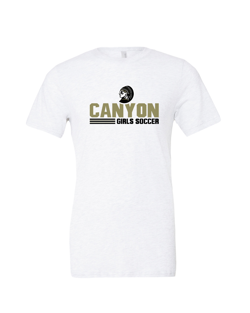 Canyon Girls Soccer Comanche - Tri-Blend T-Shirt