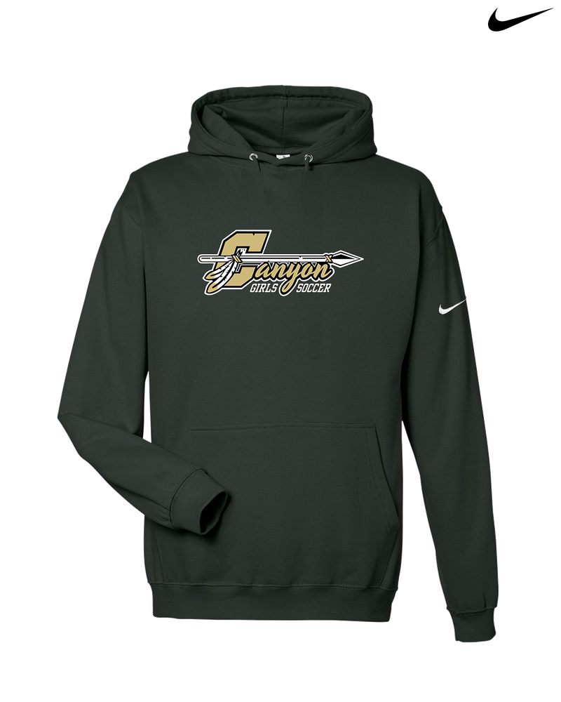 Canyon HS Arrow - Nike Club Fleece Hoodie