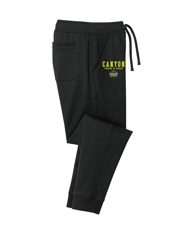 Canyon HS Track & Field Block - Cotton Joggers