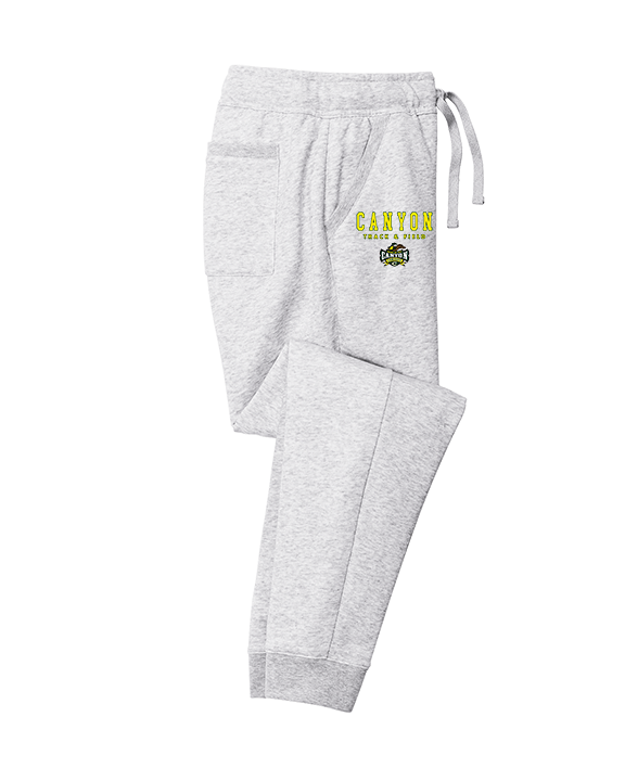 Canyon HS Track & Field Block - Cotton Joggers