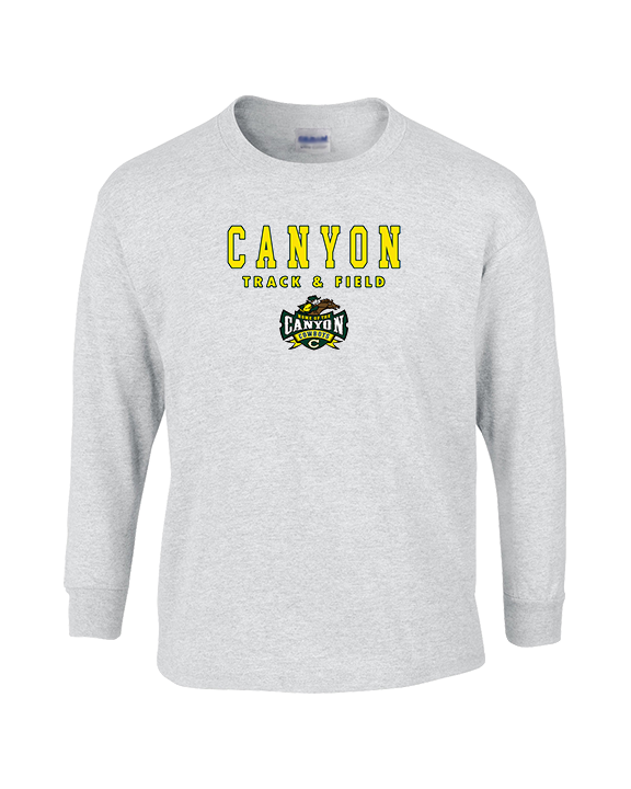 Canyon HS Track & Field Block - Cotton Longsleeve