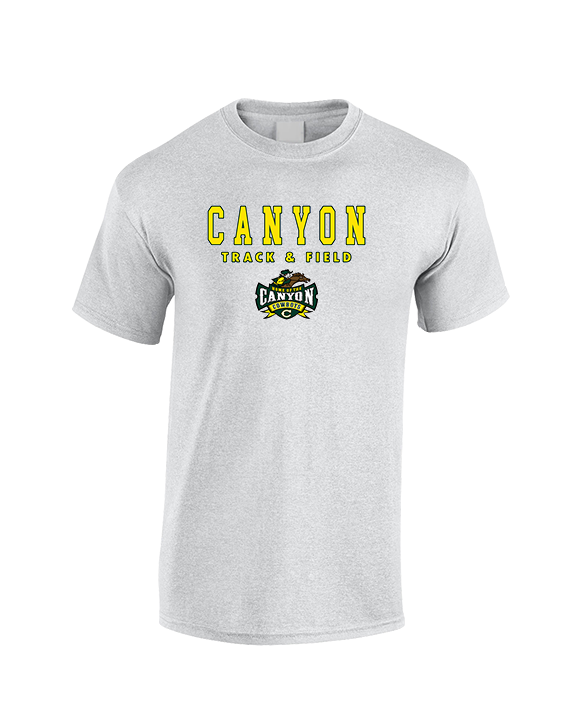 Canyon HS Track & Field Block - Cotton T-Shirt