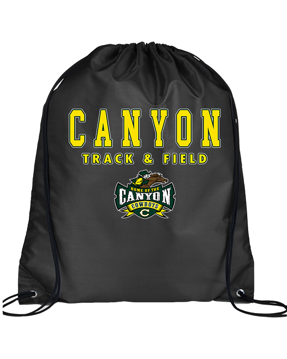 Canyon HS Track & Field Block - Drawstring Bag