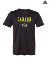 Canyon HS Track & Field Block - Mens Adidas Performance Shirt