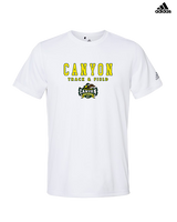 Canyon HS Track & Field Block - Mens Adidas Performance Shirt