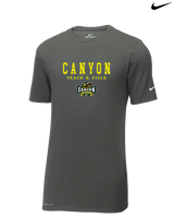 Canyon HS Track & Field Block - Mens Nike Cotton Poly Tee
