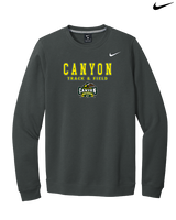 Canyon HS Track & Field Block - Mens Nike Crewneck
