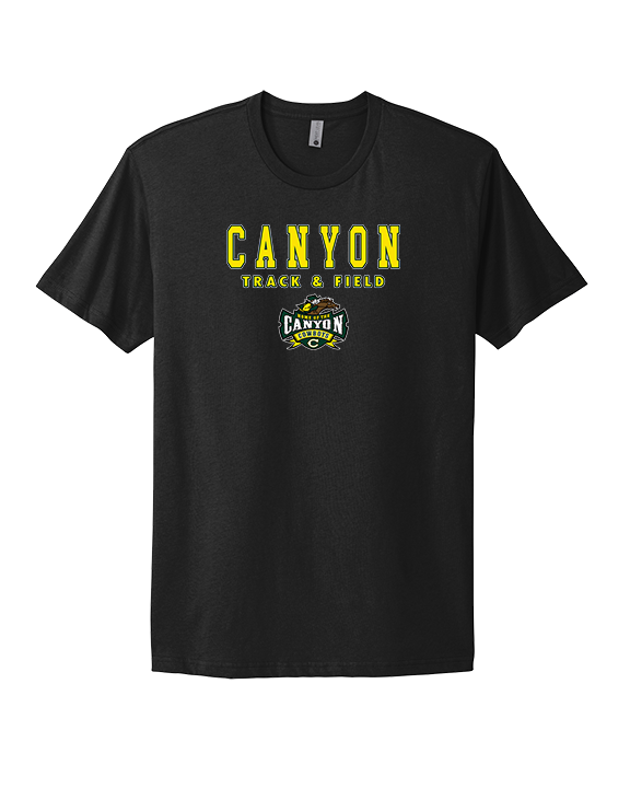 Canyon HS Track & Field Block - Mens Select Cotton T-Shirt