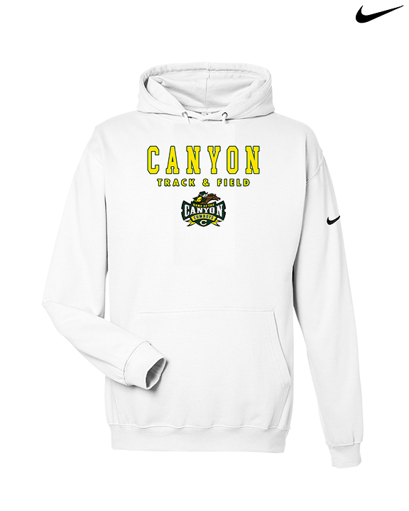 Canyon HS Track & Field Block - Nike Club Fleece Hoodie