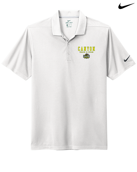 Canyon HS Track & Field Block - Nike Polo