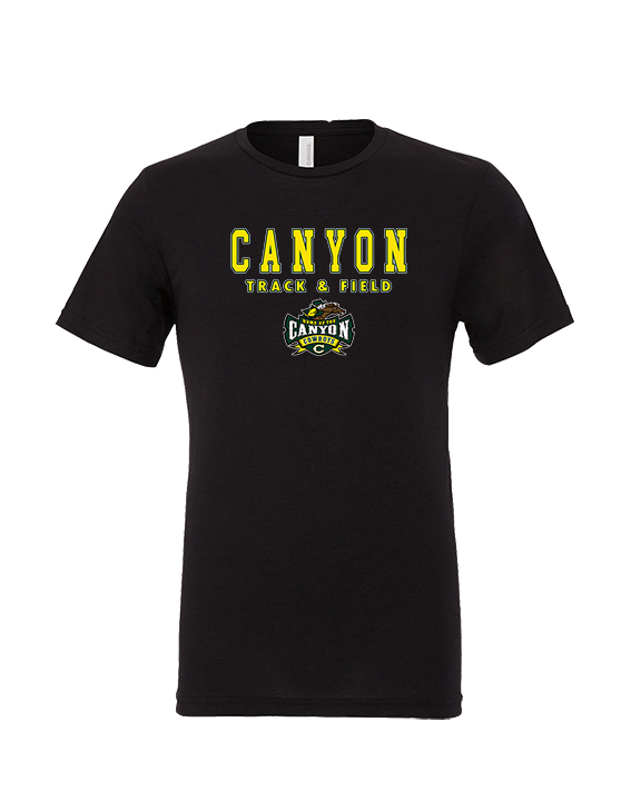 Canyon HS Track & Field Block - Tri-Blend Shirt