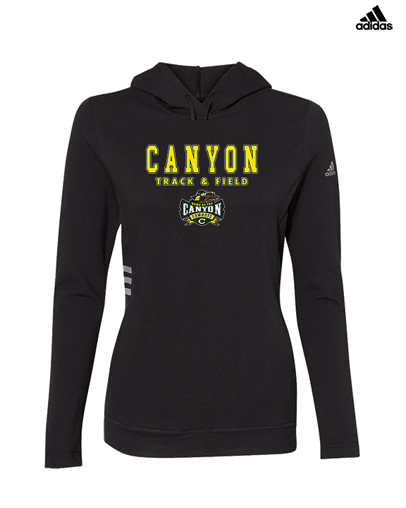 Canyon HS Track & Field Block - Womens Adidas Hoodie