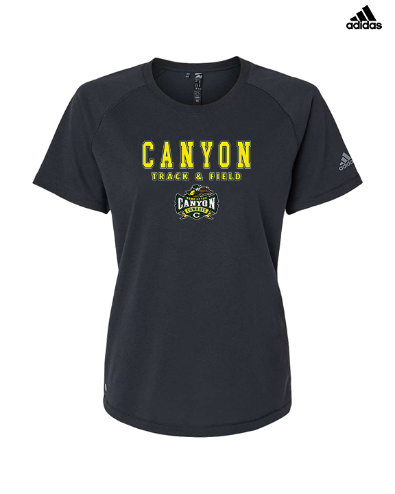 Canyon HS Track & Field Block - Womens Adidas Performance Shirt