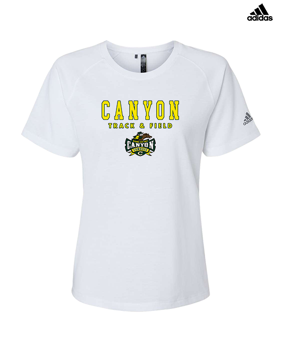 Canyon HS Track & Field Block - Womens Adidas Performance Shirt
