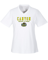Canyon HS Track & Field Block - Womens Performance Shirt