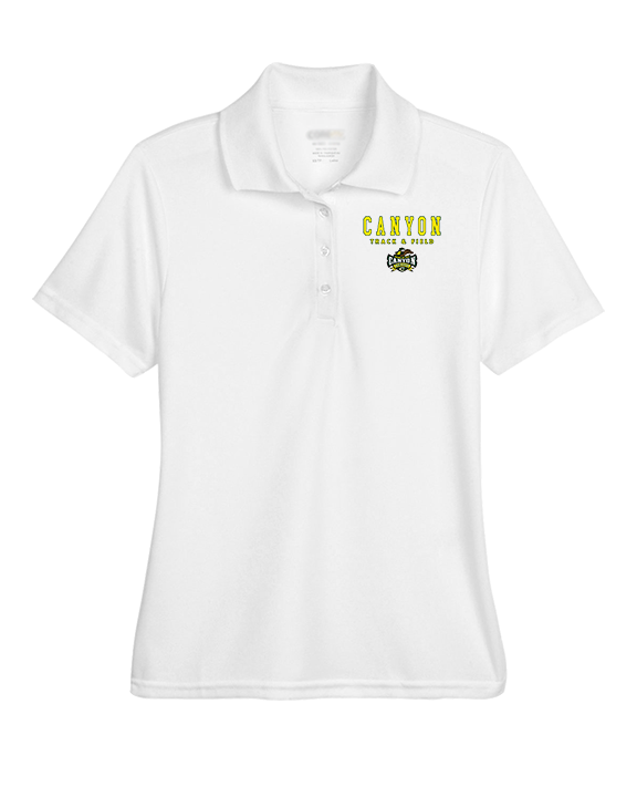 Canyon HS Track & Field Block - Womens Polo