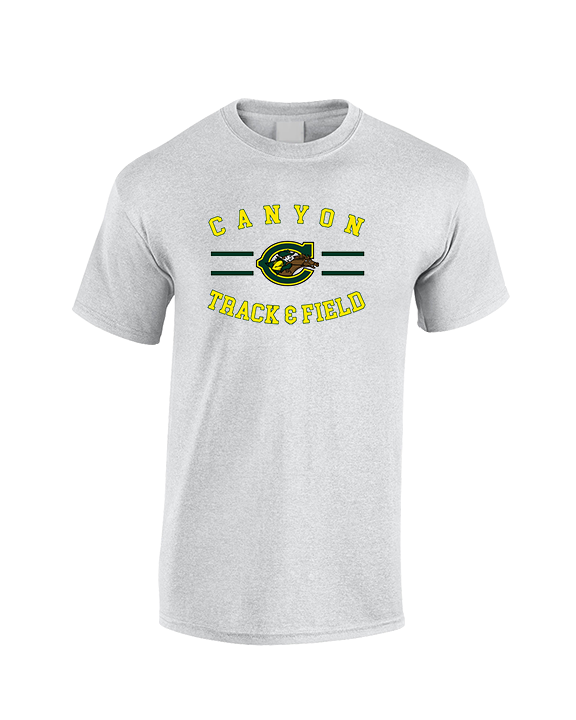 Canyon HS Track & Field Curve - Cotton T-Shirt