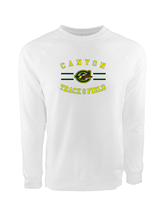 Canyon HS Track & Field Curve - Crewneck Sweatshirt