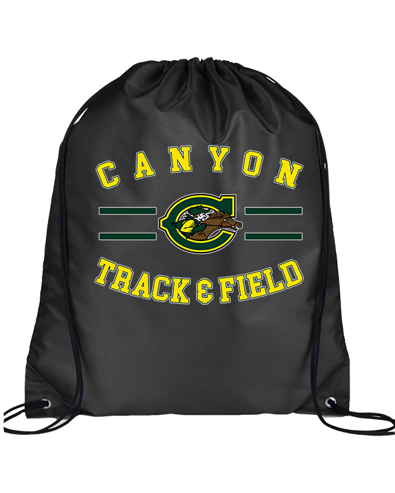 Canyon HS Track & Field Curve - Drawstring Bag