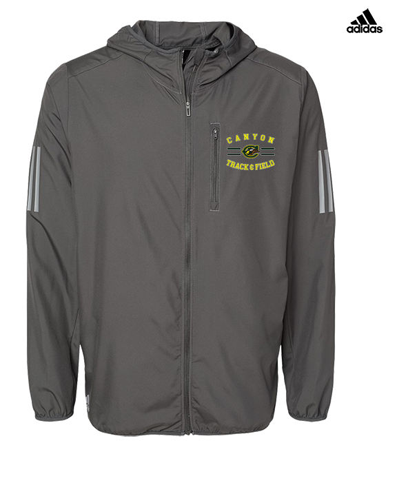 Canyon HS Track & Field Curve - Mens Adidas Full Zip Jacket