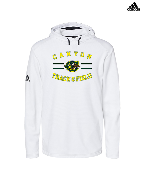 Canyon HS Track & Field Curve - Mens Adidas Hoodie