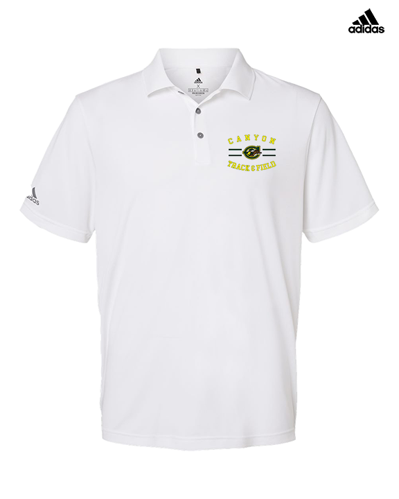 Canyon HS Track & Field Curve - Mens Adidas Polo