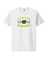 Canyon HS Track & Field Curve - Mens Select Cotton T-Shirt