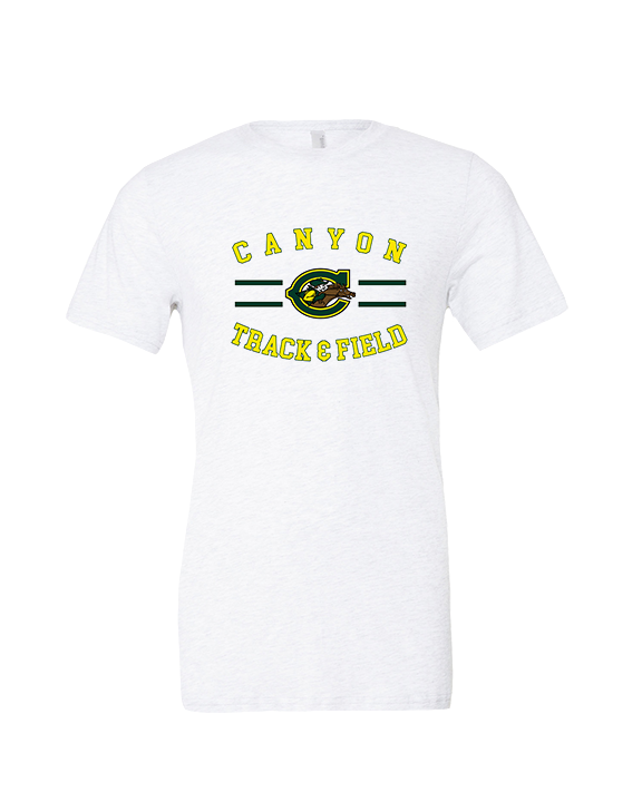 Canyon HS Track & Field Curve - Tri-Blend Shirt