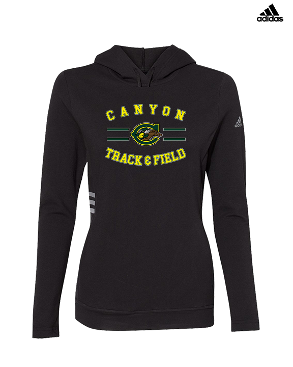 Canyon HS Track & Field Curve - Womens Adidas Hoodie