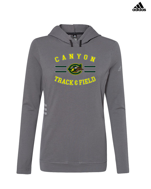 Canyon HS Track & Field Curve - Womens Adidas Hoodie