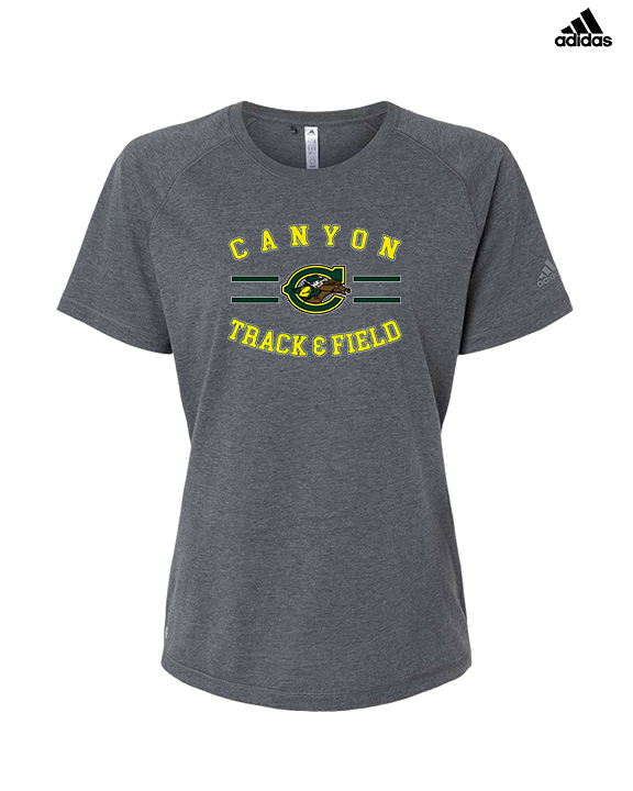Canyon HS Track & Field Curve - Womens Adidas Performance Shirt