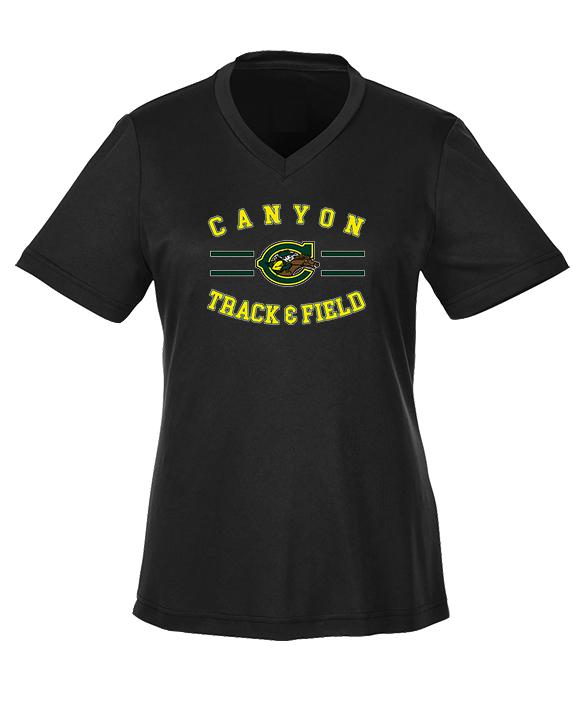 Canyon HS Track & Field Curve - Womens Performance Shirt