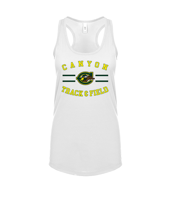 Canyon HS Track & Field Curve - Womens Tank Top