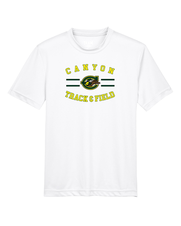 Canyon HS Track & Field Curve - Youth Performance Shirt