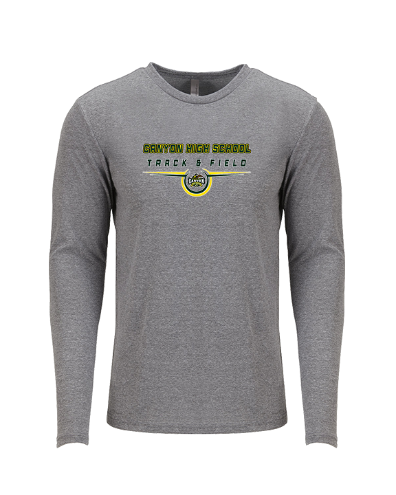 Canyon HS Track & Field Design - Tri-Blend Long Sleeve