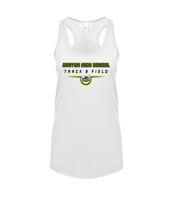 Canyon HS Track & Field Design - Womens Tank Top