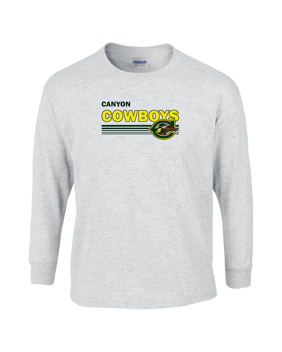 Canyon HS Track & Field Stripes - Cotton Longsleeve