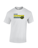 Canyon HS Track & Field Stripes - Cotton T-Shirt