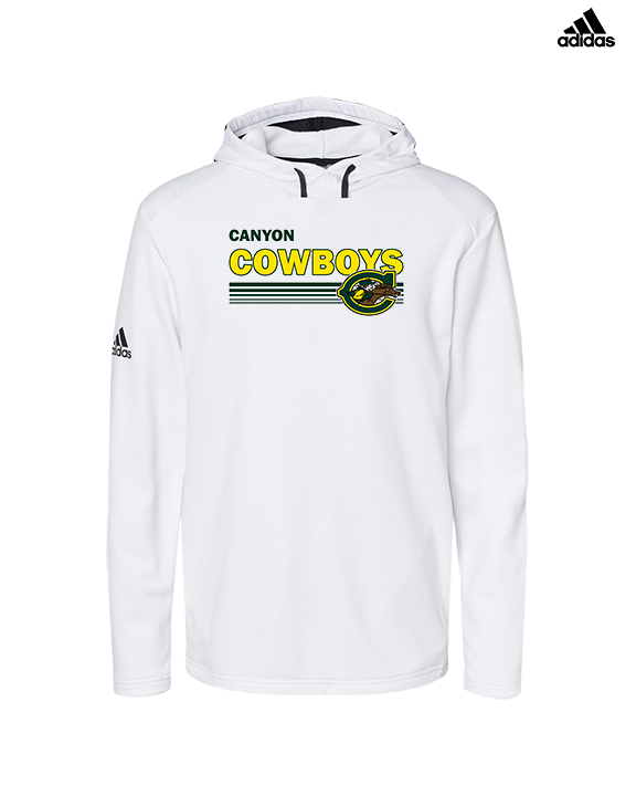 Canyon HS Track & Field Stripes - Mens Adidas Hoodie