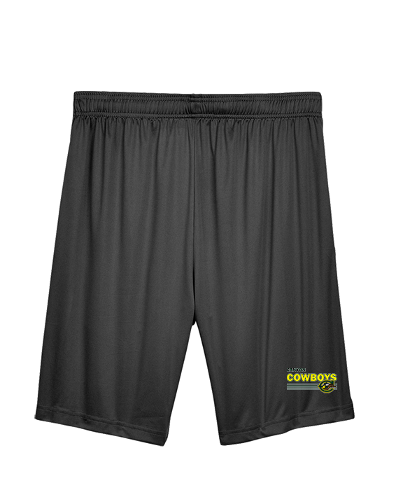 Canyon HS Track & Field Stripes - Mens Training Shorts with Pockets