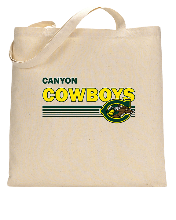 Canyon HS Track & Field Stripes - Tote