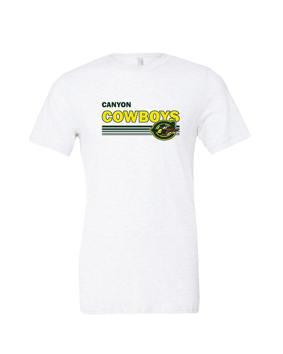 Canyon HS Track & Field Stripes - Tri-Blend Shirt
