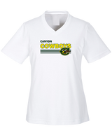 Canyon HS Track & Field Stripes - Womens Performance Shirt