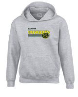 Canyon HS Track & Field Stripes - Youth Hoodie