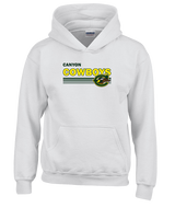 Canyon HS Track & Field Stripes - Youth Hoodie
